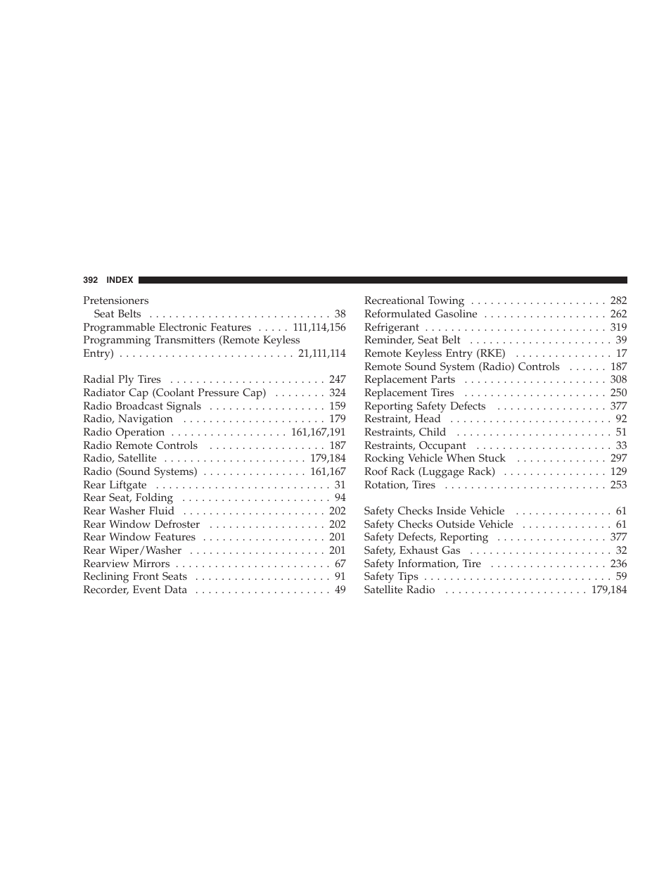 Dodge 2007 Magnum User Manual | Page 392 / 400