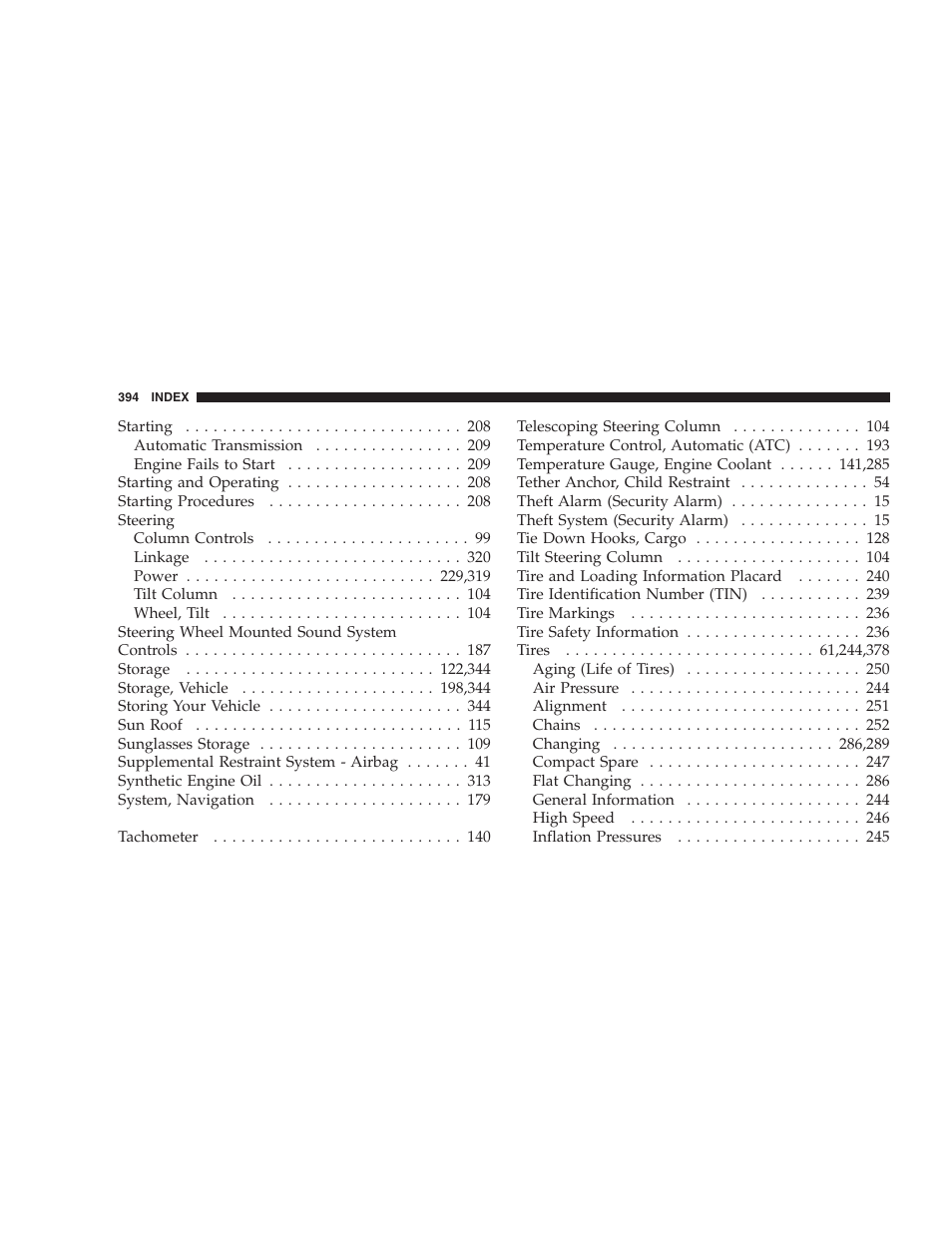 Dodge 2007 Magnum User Manual | Page 394 / 400