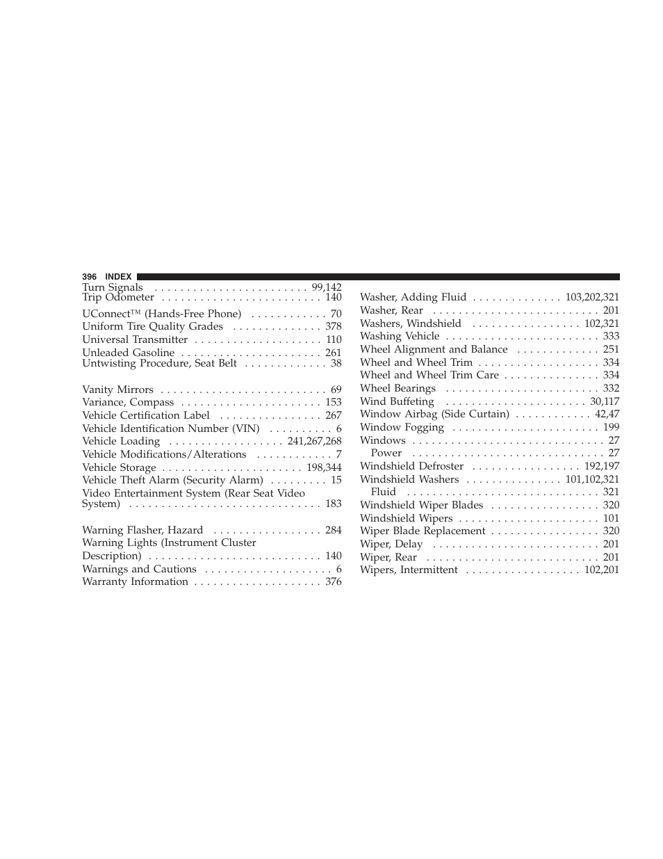 Dodge 2007 Magnum User Manual | Page 396 / 400