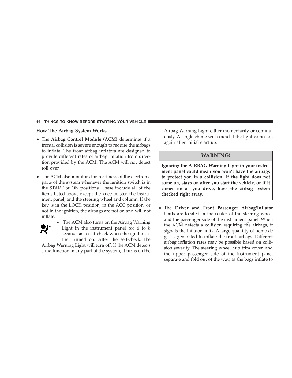 Dodge 2007 Magnum User Manual | Page 46 / 400