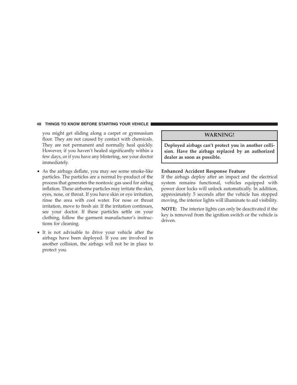 Dodge 2007 Magnum User Manual | Page 48 / 400