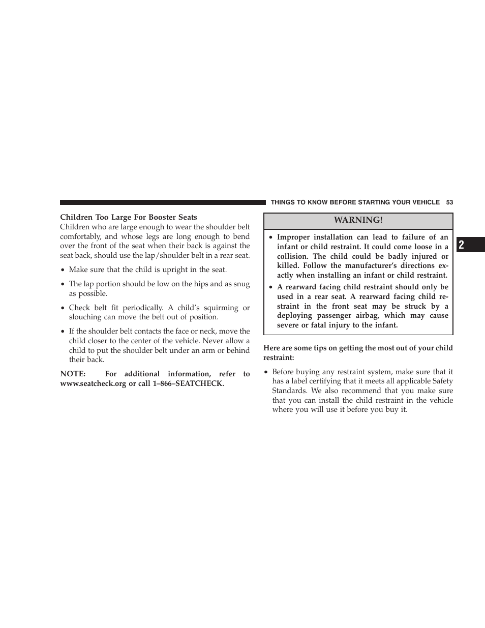 Dodge 2007 Magnum User Manual | Page 53 / 400