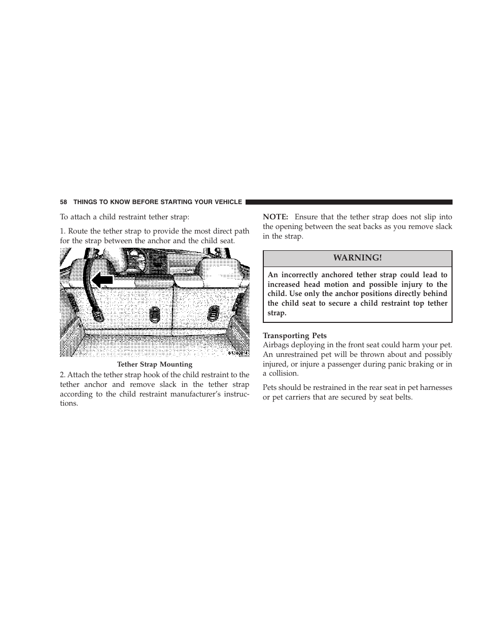 Dodge 2007 Magnum User Manual | Page 58 / 400