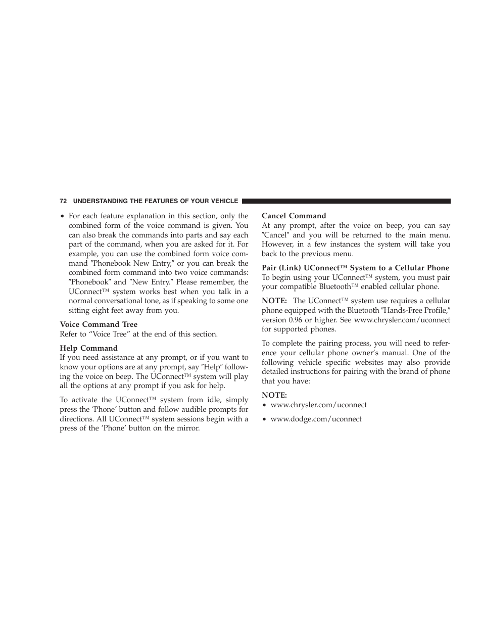 Dodge 2007 Magnum User Manual | Page 72 / 400