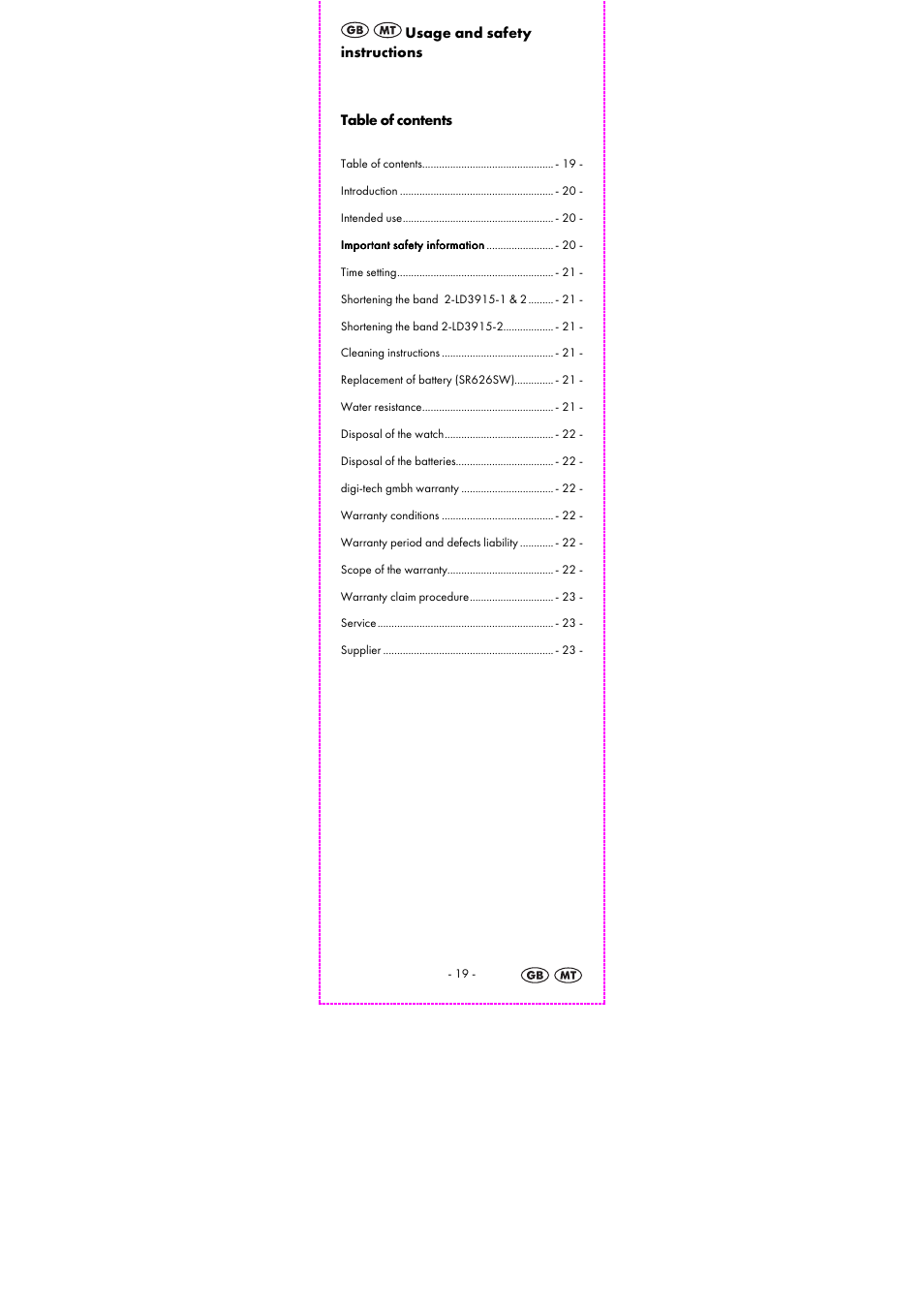 Auriol 2-LD3915-1-4 User Manual | Page 21 / 32