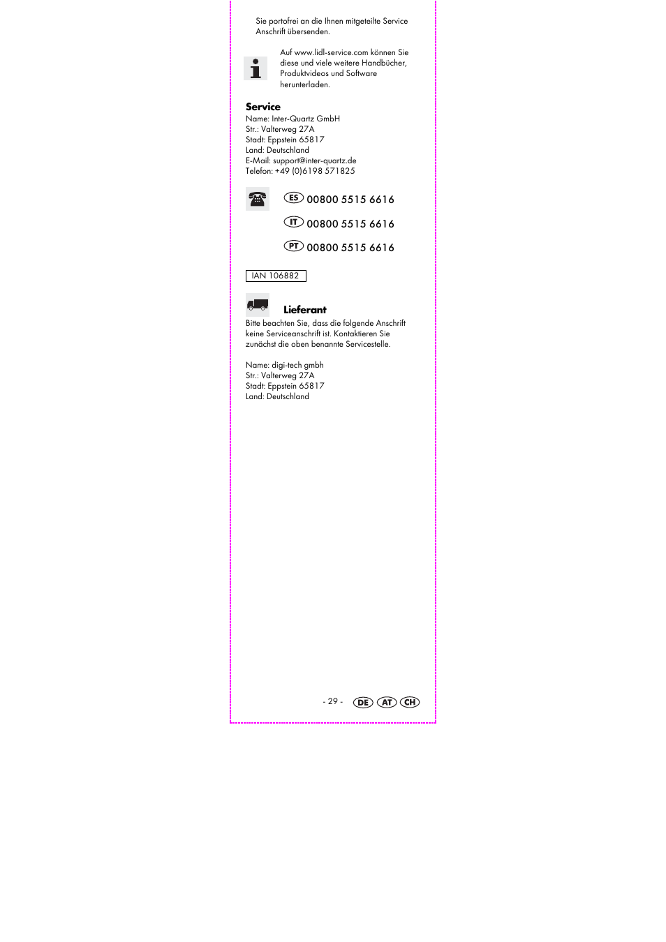 Auriol 2-LD3915-1-4 User Manual | Page 31 / 32