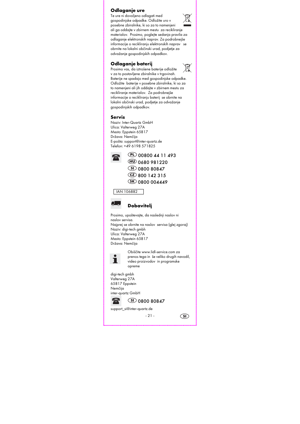 Auriol 2-LD3915-1-4 User Manual | Page 23 / 43