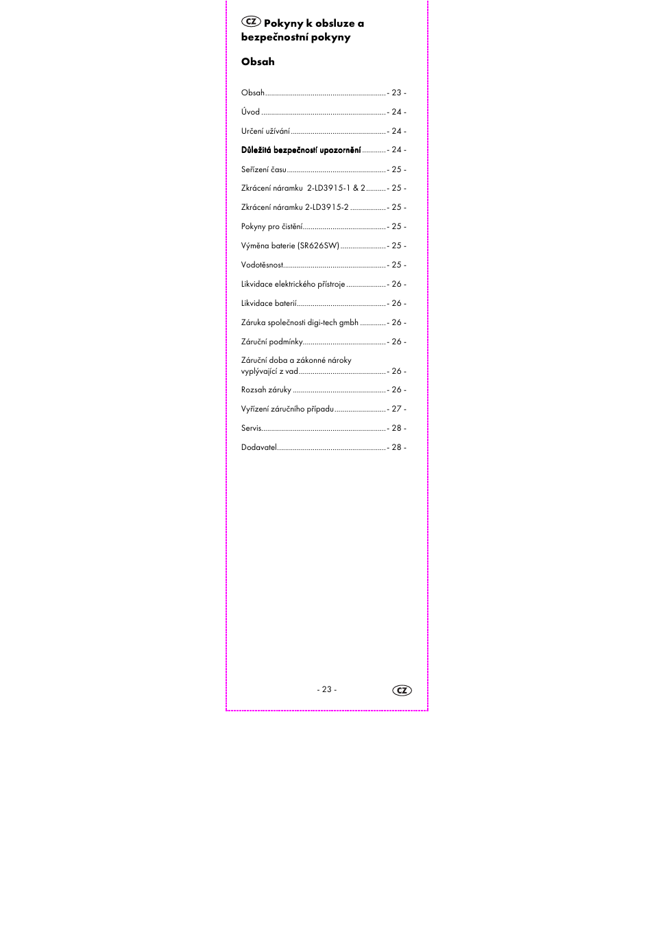 Auriol 2-LD3915-1-4 User Manual | Page 25 / 43