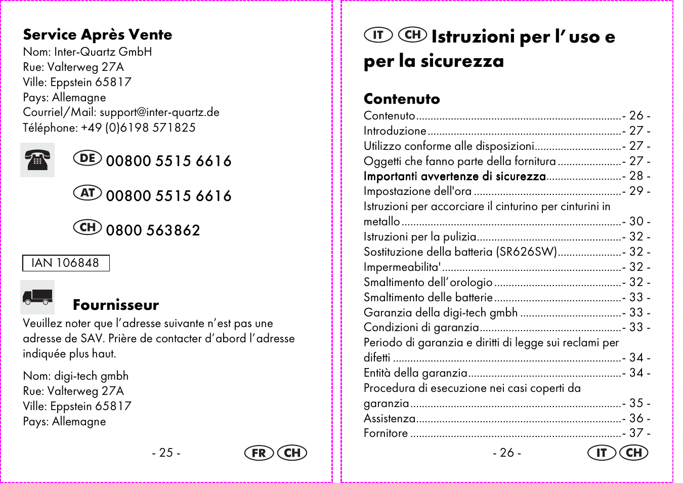 Istruzioni per l’uso e per la sicurezza | Auriol 2-LD3935 User Manual | Page 14 / 26