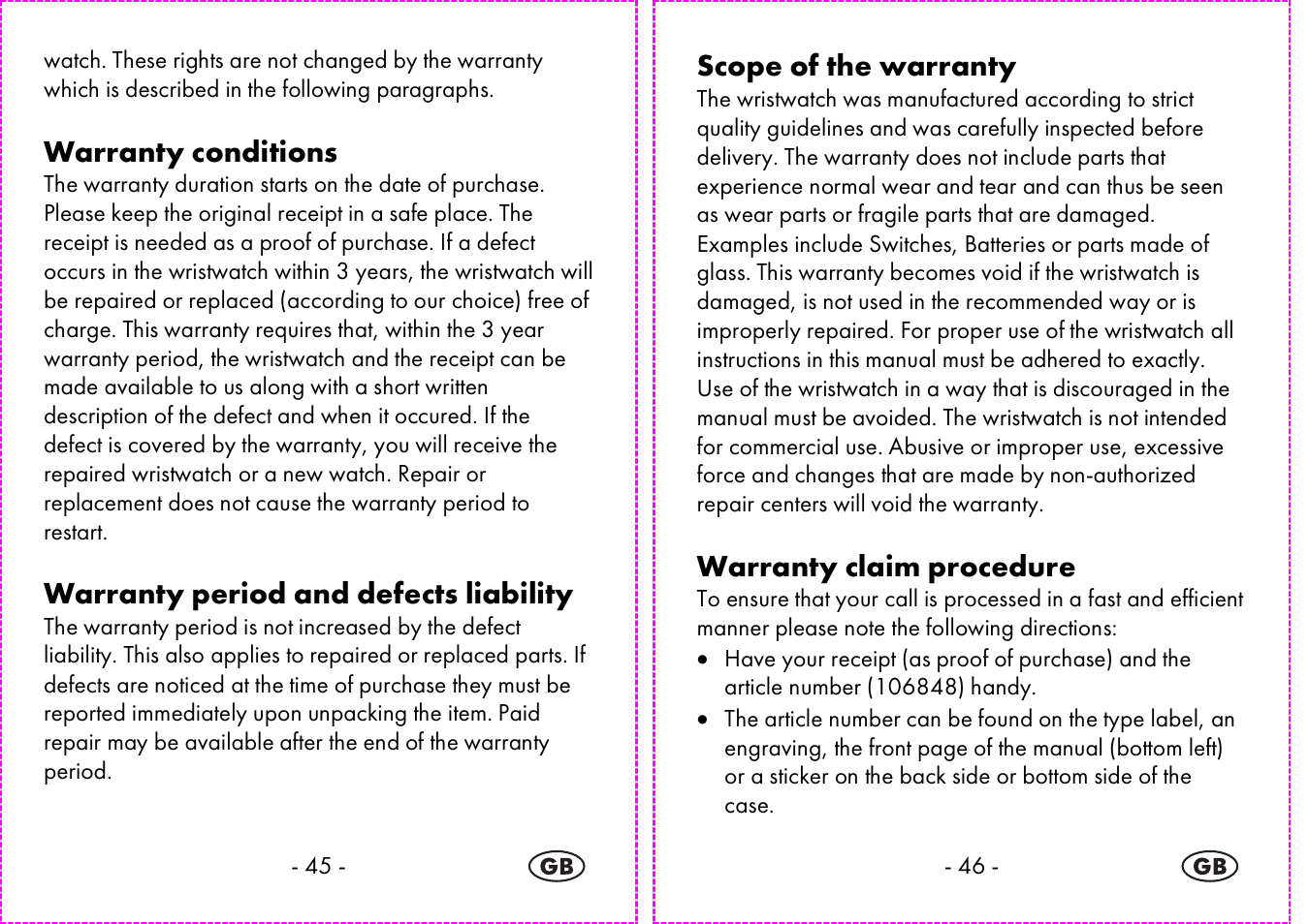 Auriol 2-LD3935 User Manual | Page 24 / 26