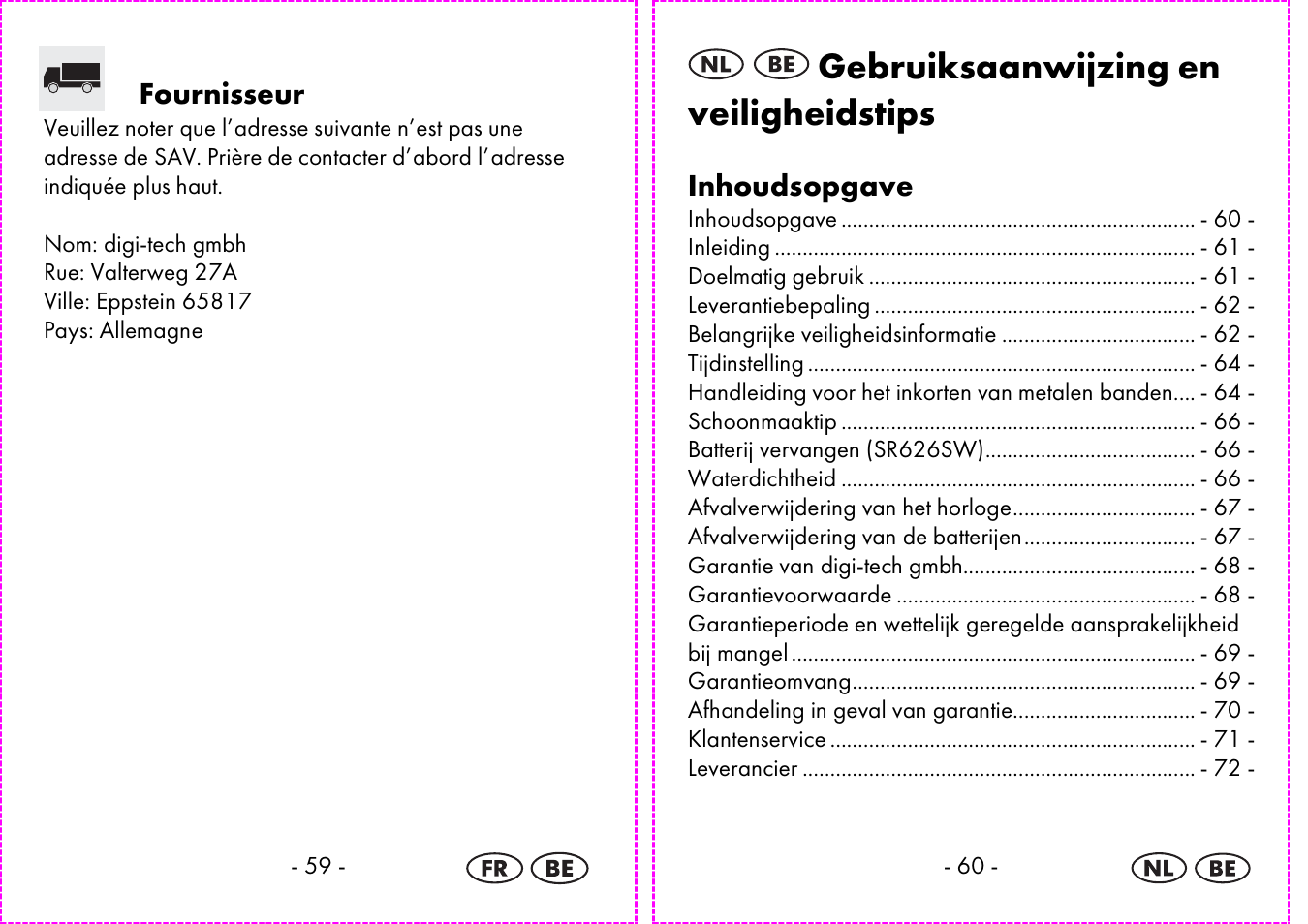 Gebruiksaanwijzing en veiligheidstips | Auriol 2-LD3935 User Manual | Page 31 / 44