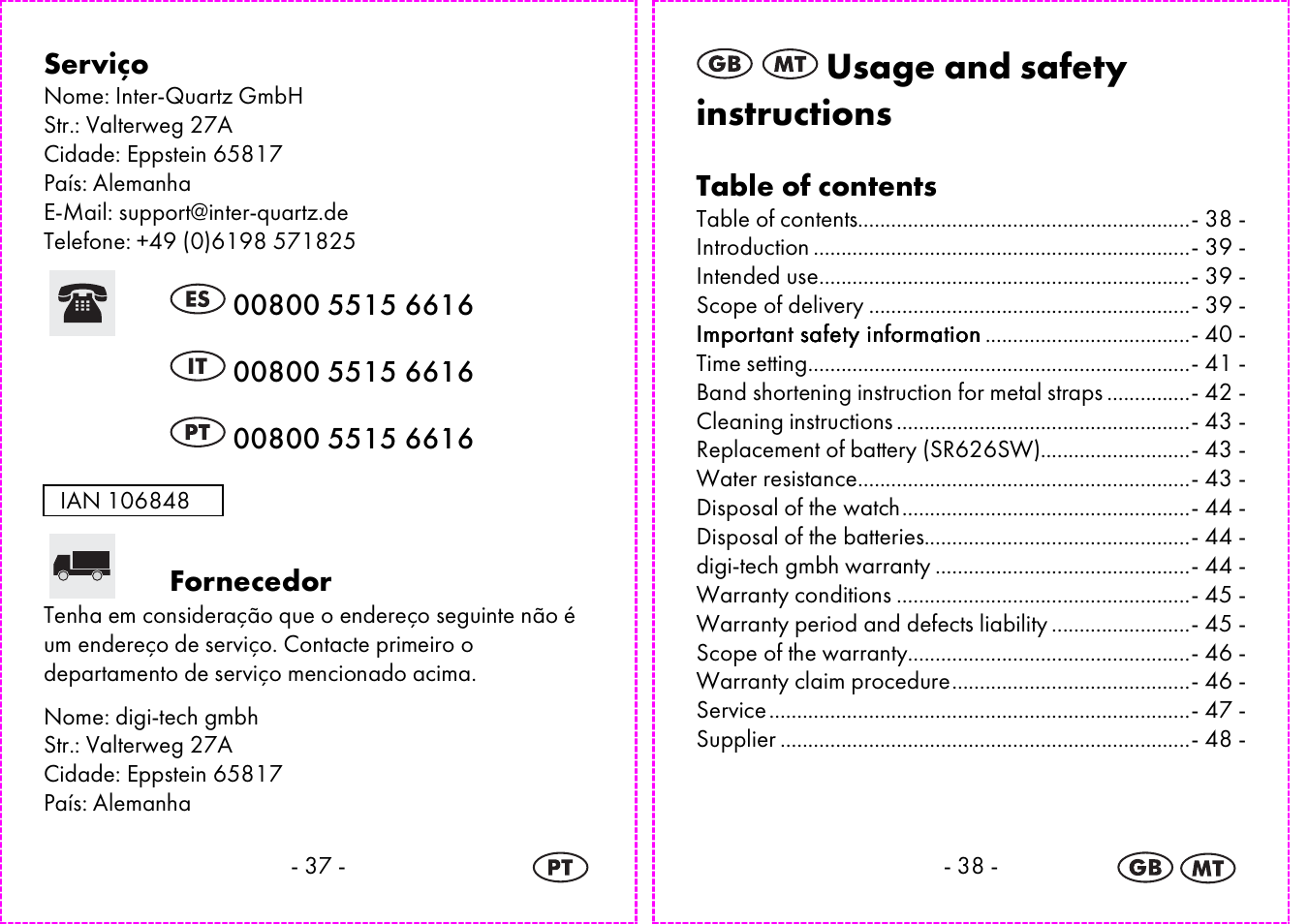 Usage and safety instructions | Auriol 2-LD3935 User Manual | Page 20 / 32