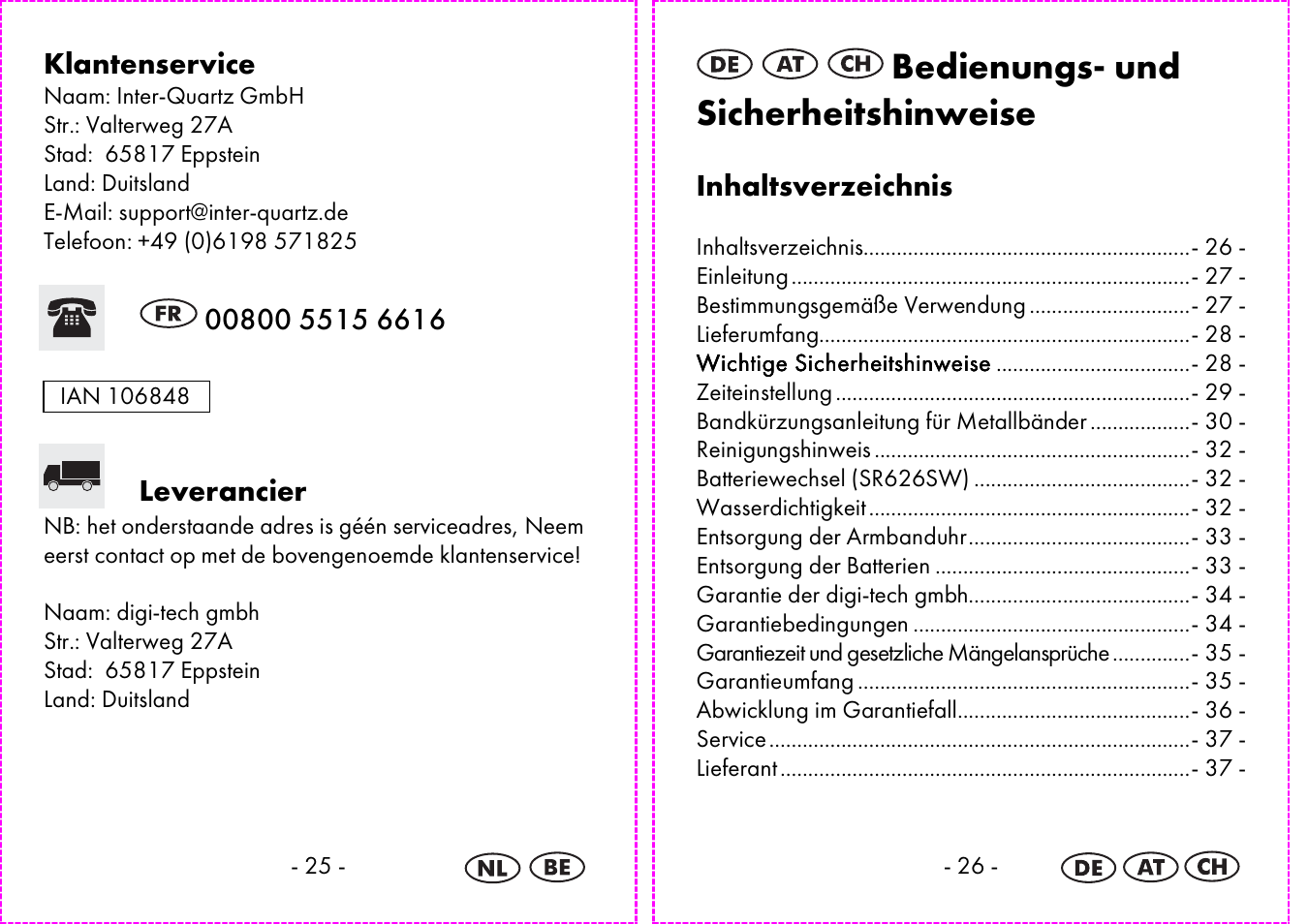 Bedienungs- und sicherheitshinweise | Auriol 2-LD3935 User Manual | Page 14 / 26