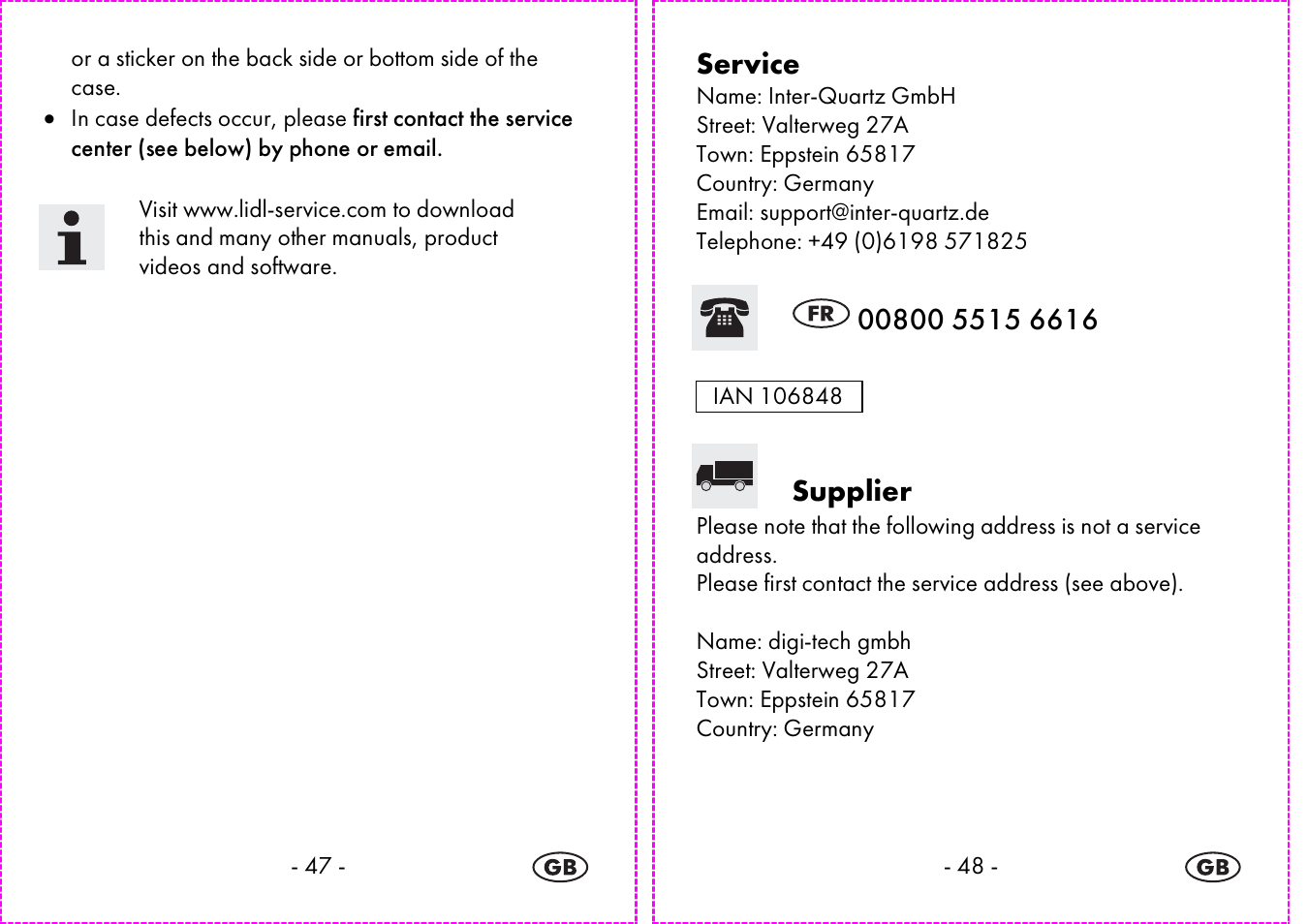 Auriol 2-LD3935 User Manual | Page 25 / 26