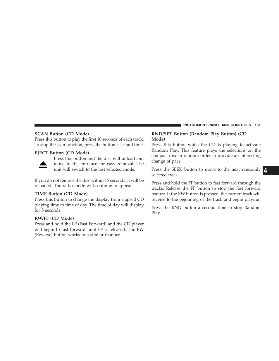 Dodge 2007 Dakota User Manual | Page 151 / 400