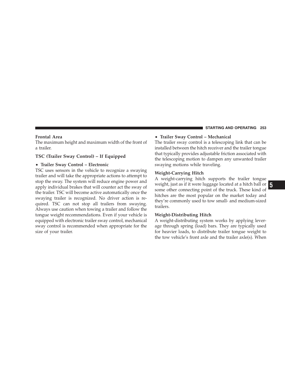 Dodge 2007 Dakota User Manual | Page 253 / 400