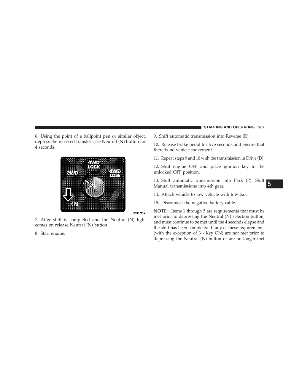 Dodge 2007 Dakota User Manual | Page 267 / 400