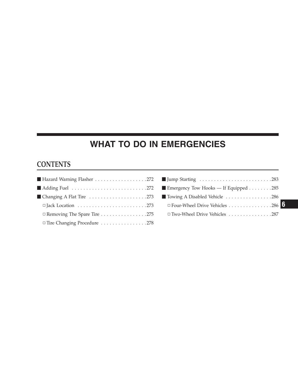 Dodge 2007 Dakota User Manual | Page 271 / 400