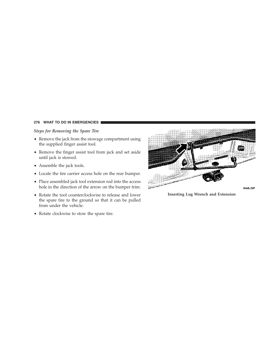 Dodge 2007 Dakota User Manual | Page 276 / 400