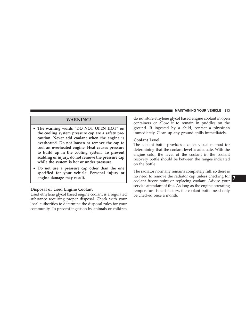 Dodge 2007 Dakota User Manual | Page 313 / 400