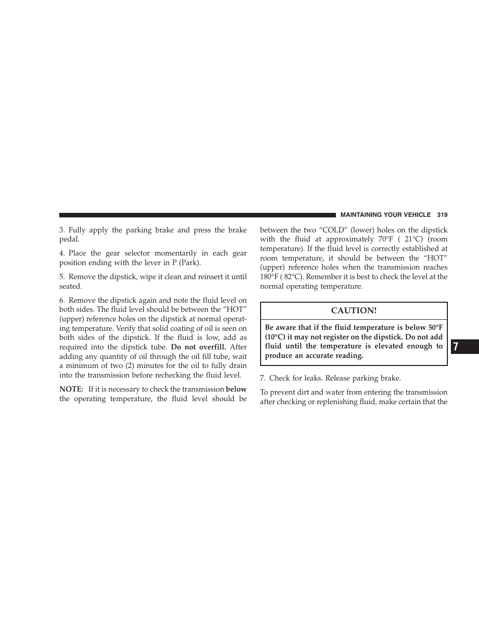 Dodge 2007 Dakota User Manual | Page 319 / 400