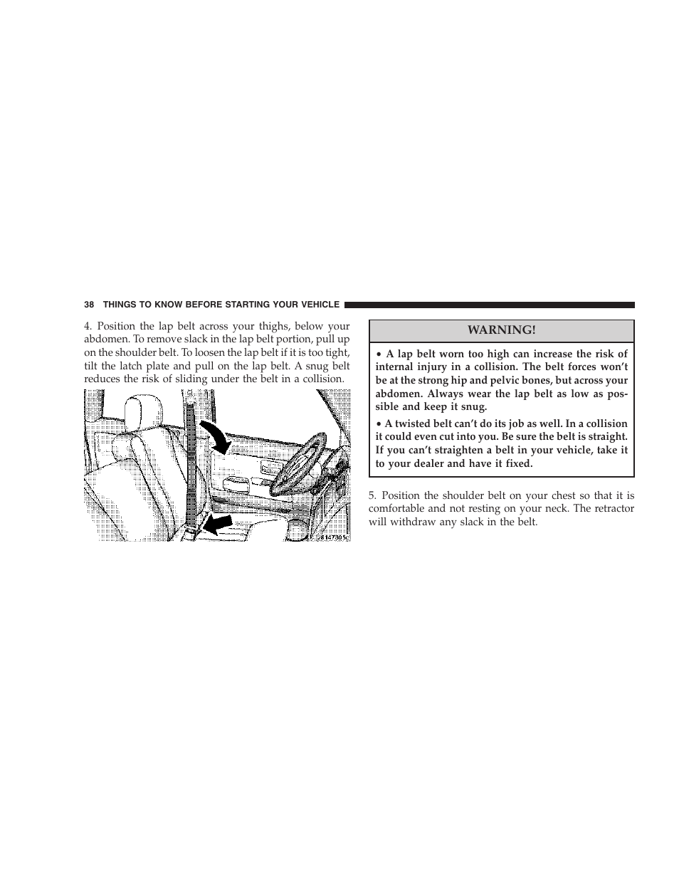 Dodge 2007 Dakota User Manual | Page 38 / 400