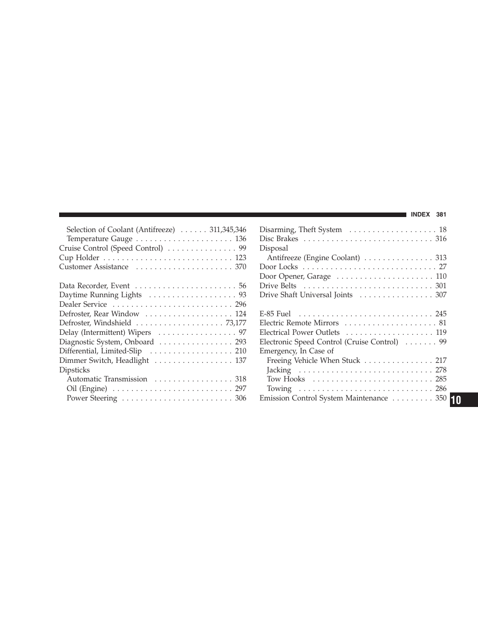 Dodge 2007 Dakota User Manual | Page 381 / 400