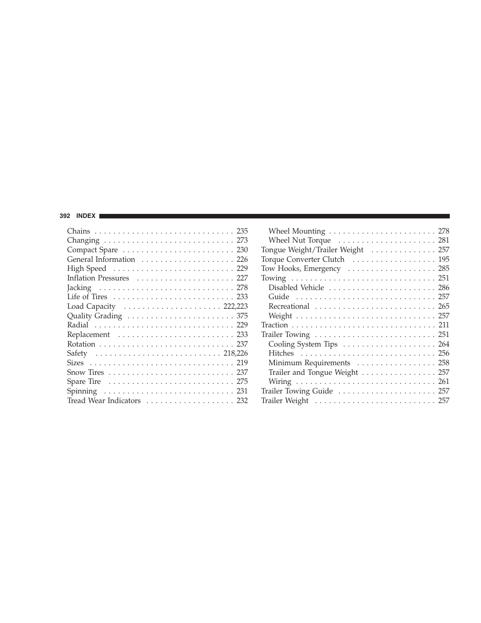 Dodge 2007 Dakota User Manual | Page 392 / 400