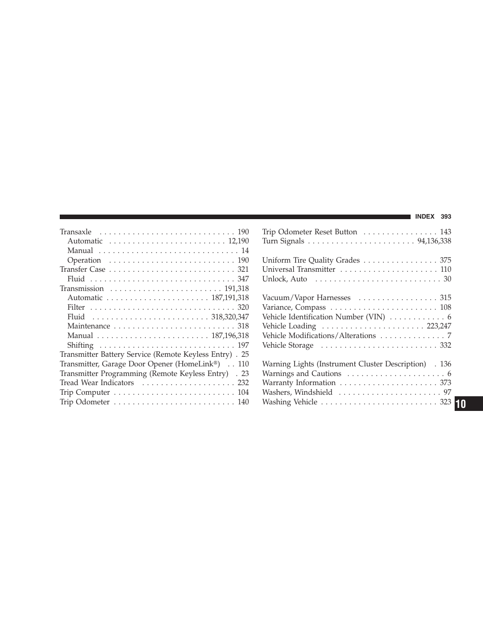 Dodge 2007 Dakota User Manual | Page 393 / 400