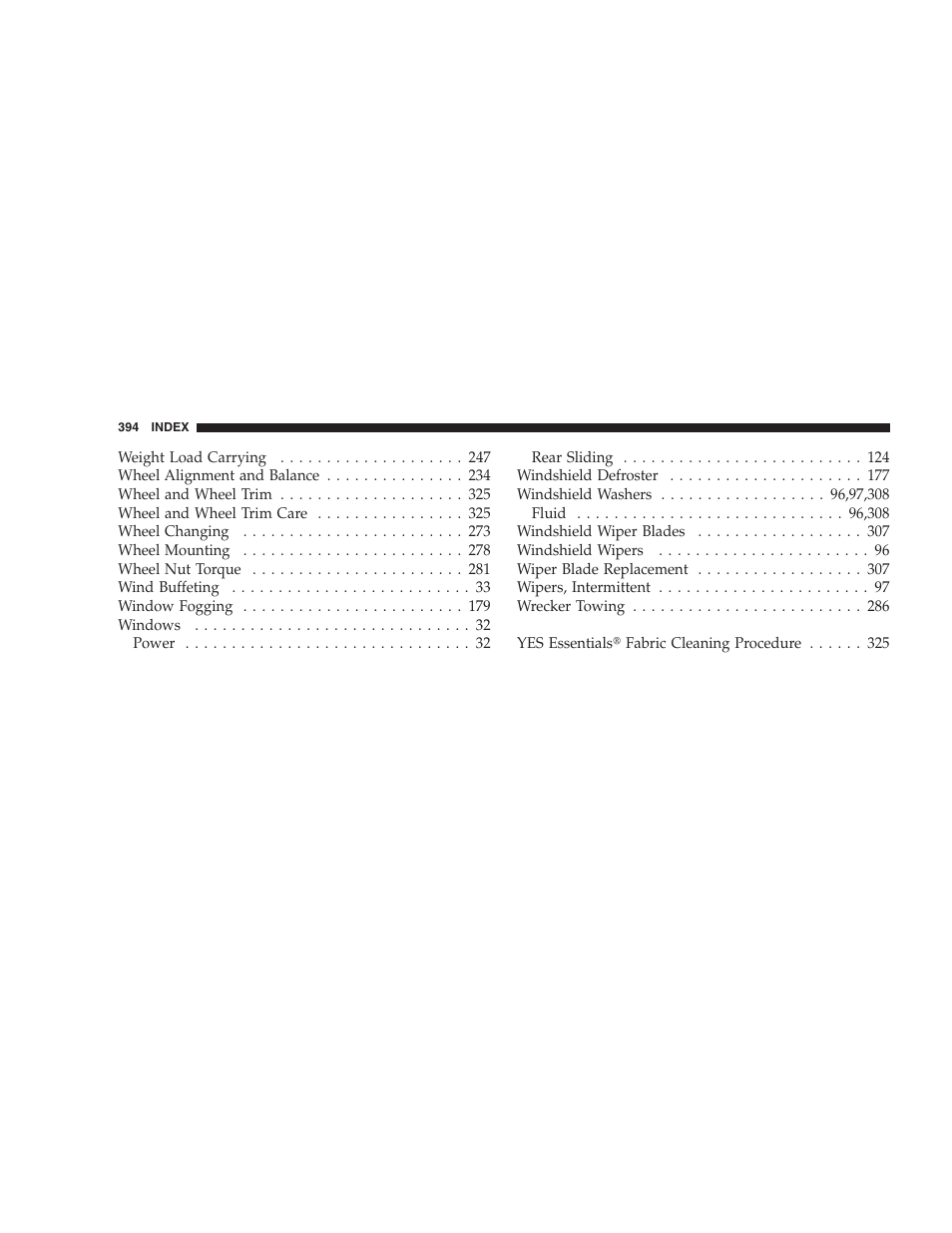 Dodge 2007 Dakota User Manual | Page 394 / 400