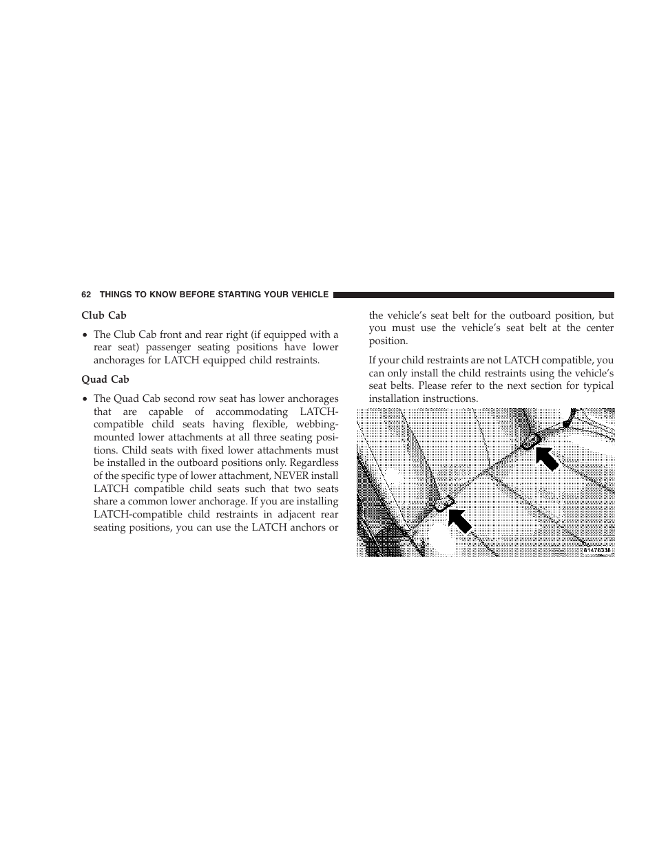 Dodge 2007 Dakota User Manual | Page 62 / 400