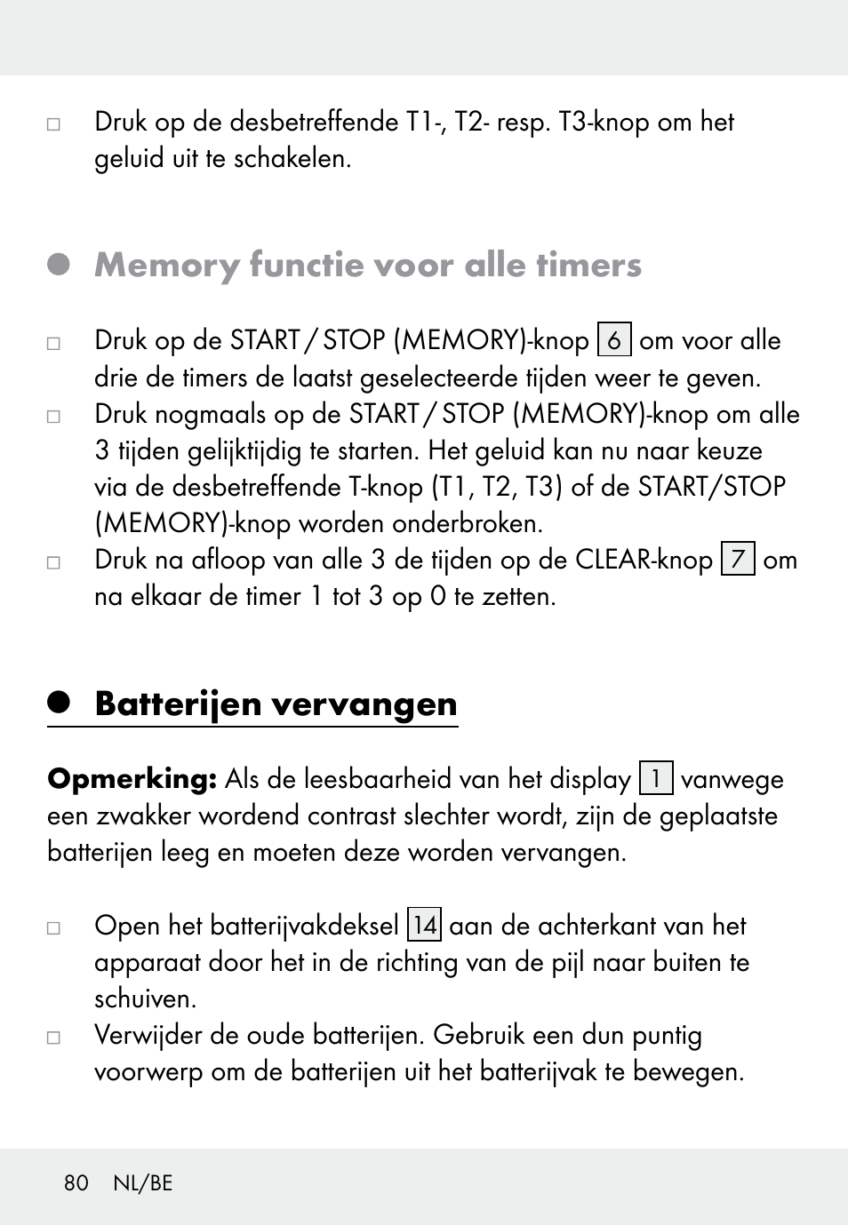 Batterijen vervangen | Auriol Z31793 User Manual | Page 80 / 98