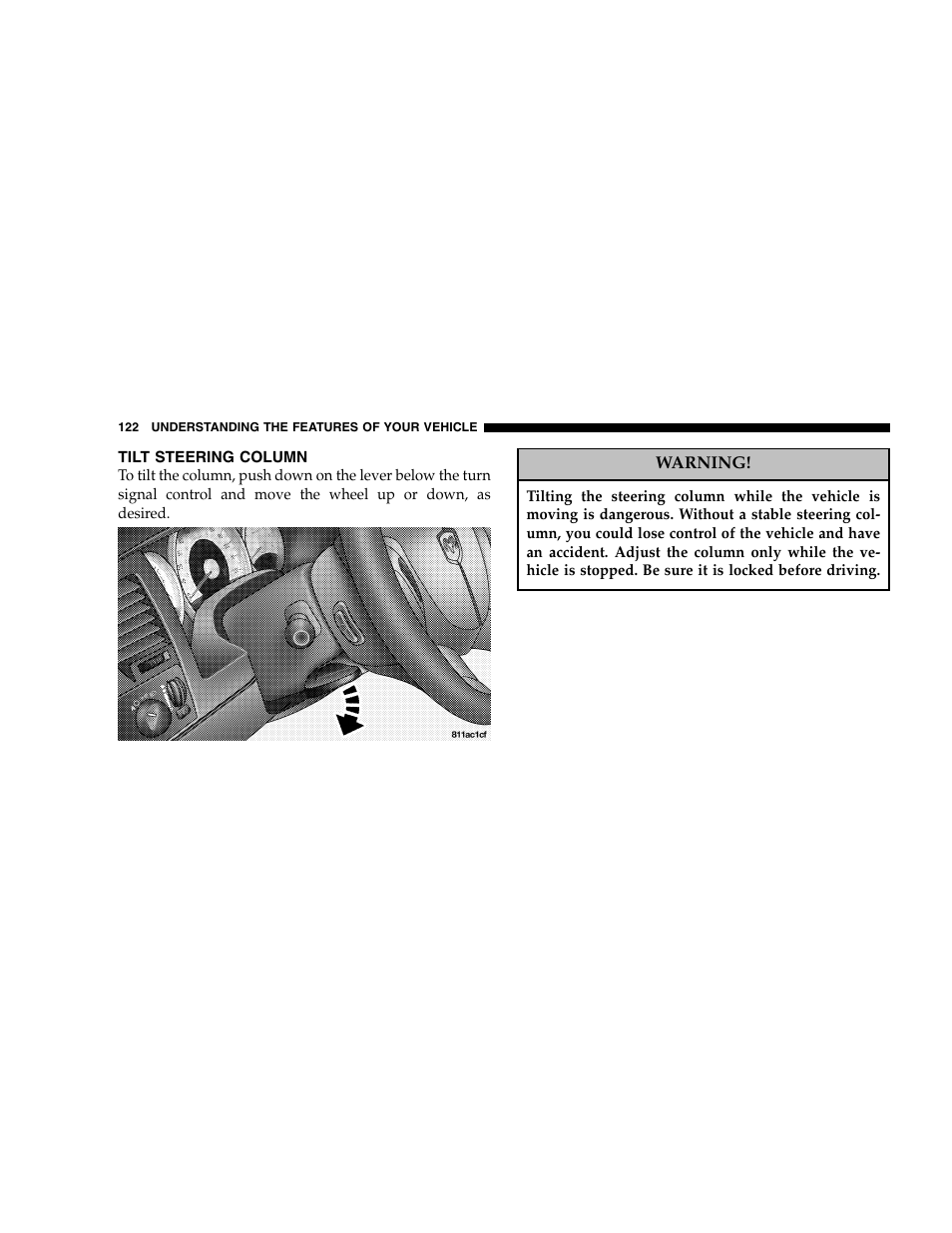 Dodge 2005 Dakota User Manual | Page 122 / 392