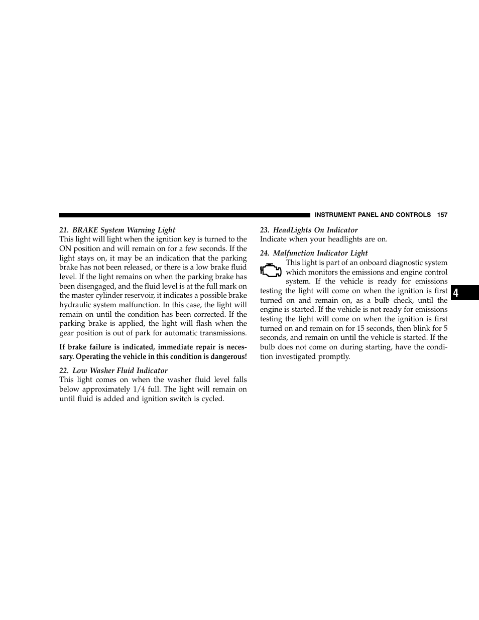 Dodge 2005 Dakota User Manual | Page 157 / 392