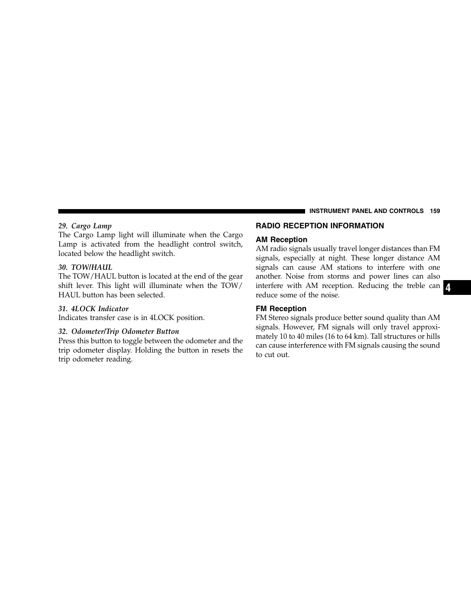 Dodge 2005 Dakota User Manual | Page 159 / 392