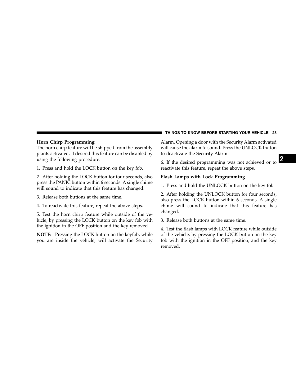 Dodge 2005 Dakota User Manual | Page 23 / 392