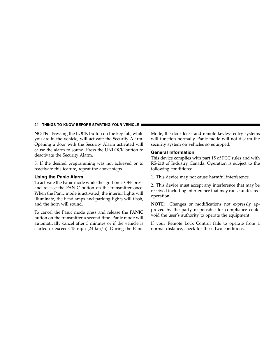 Dodge 2005 Dakota User Manual | Page 24 / 392