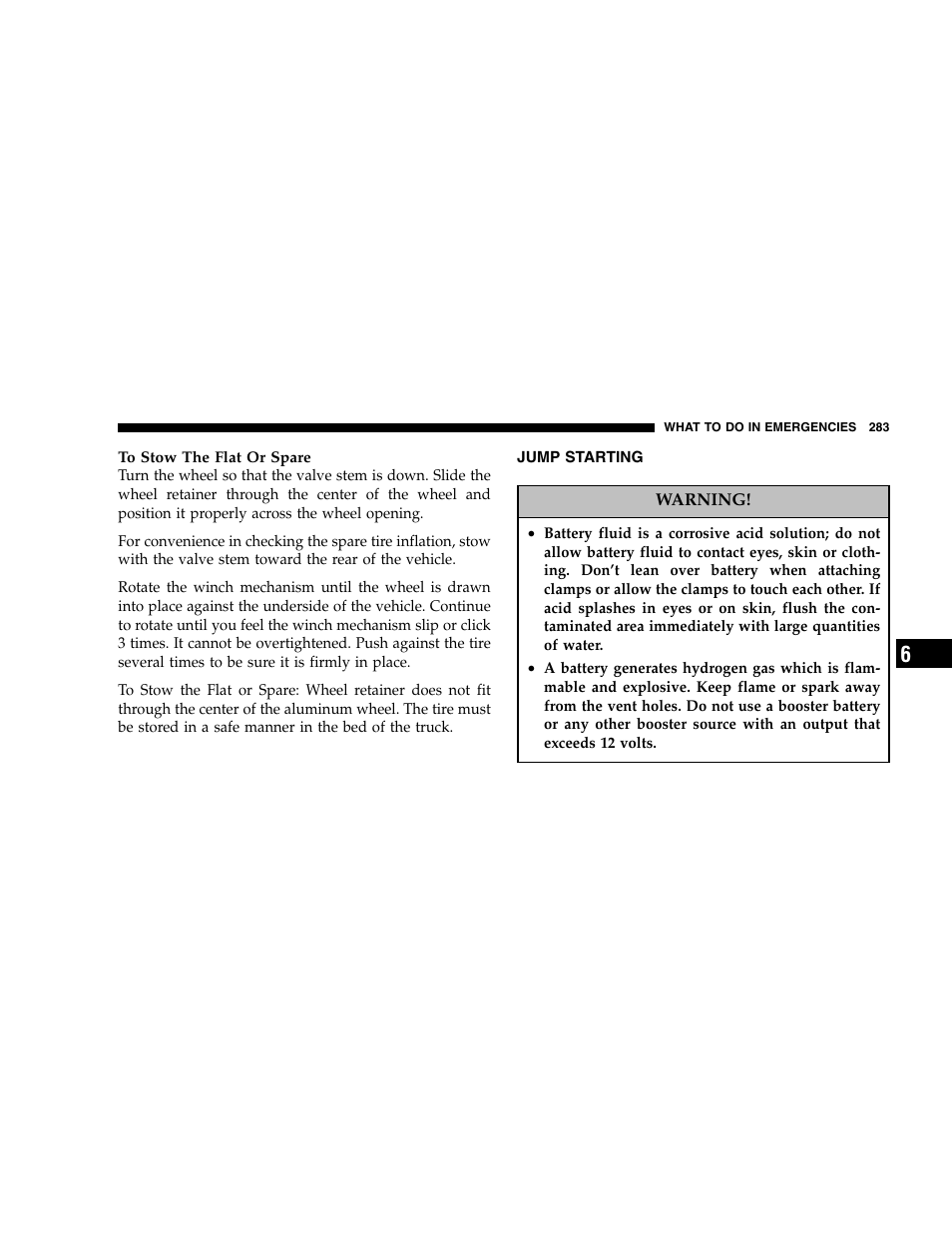 Dodge 2005 Dakota User Manual | Page 283 / 392