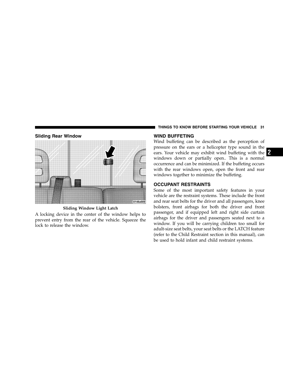 Dodge 2005 Dakota User Manual | Page 31 / 392