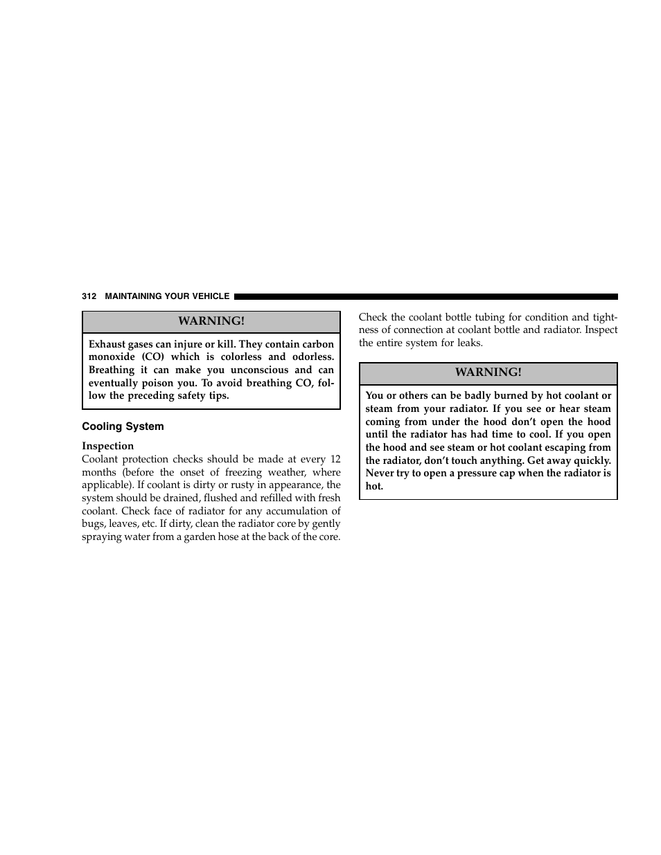 Dodge 2005 Dakota User Manual | Page 312 / 392