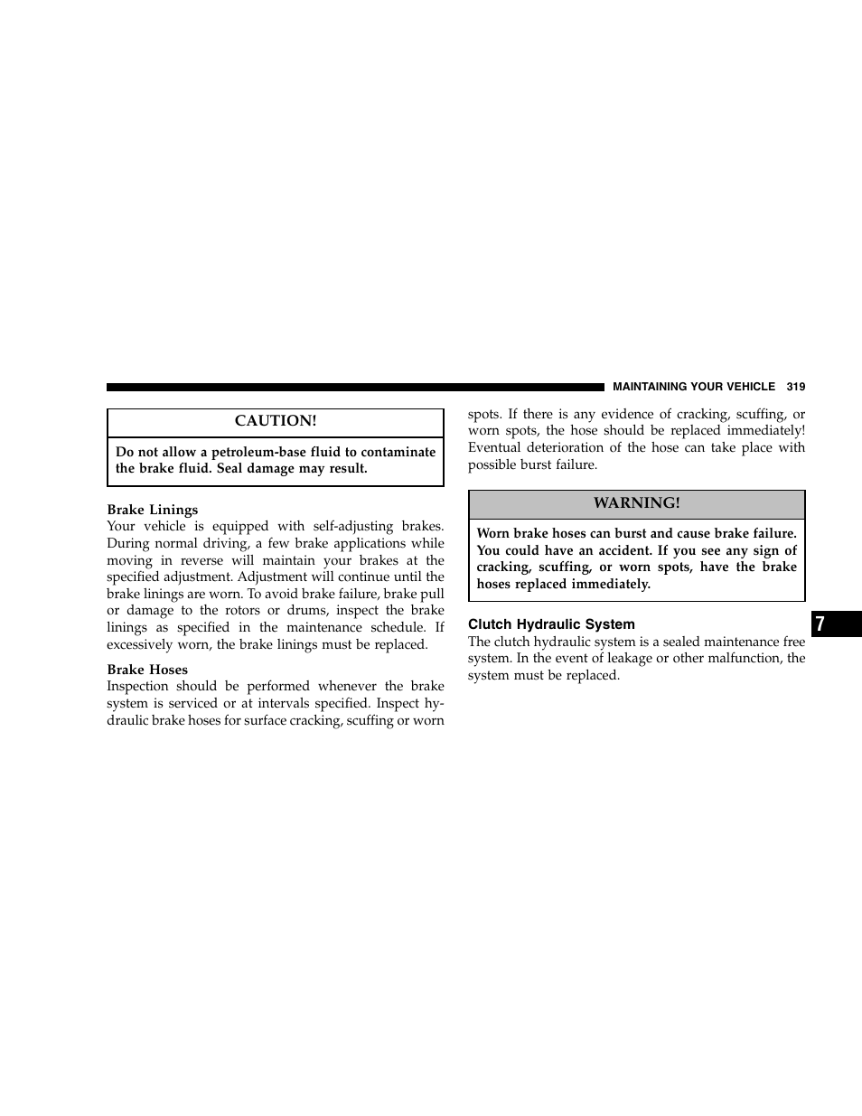 Dodge 2005 Dakota User Manual | Page 319 / 392