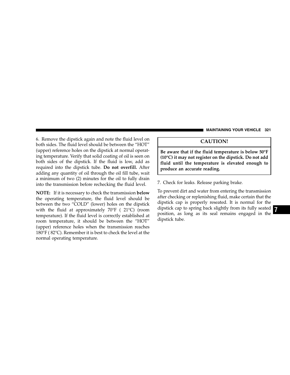 Dodge 2005 Dakota User Manual | Page 321 / 392