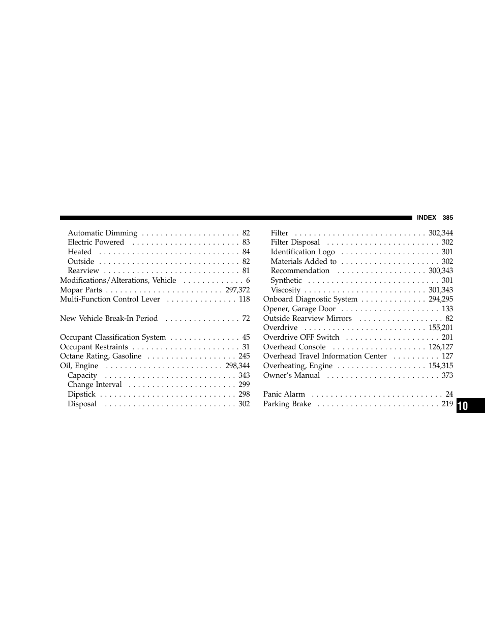 Dodge 2005 Dakota User Manual | Page 385 / 392