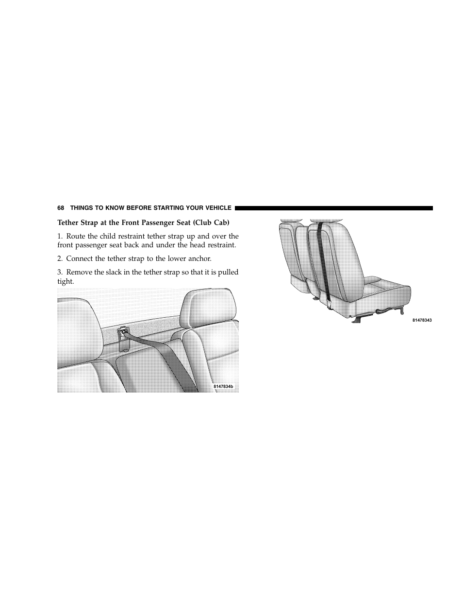 Dodge 2005 Dakota User Manual | Page 68 / 392