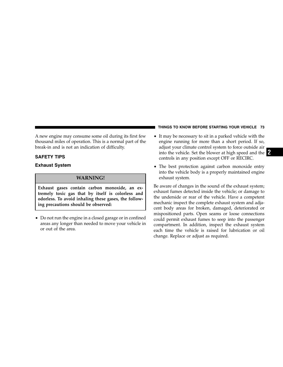 Dodge 2005 Dakota User Manual | Page 73 / 392
