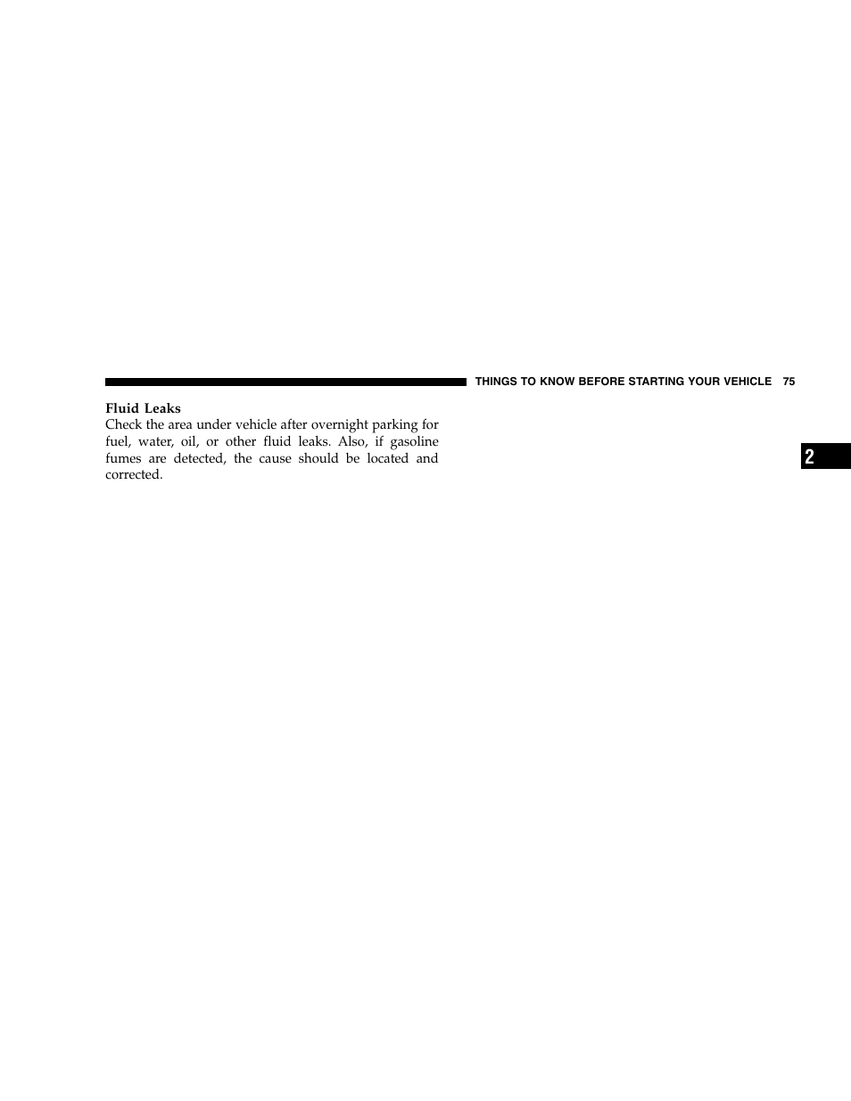 Dodge 2005 Dakota User Manual | Page 75 / 392