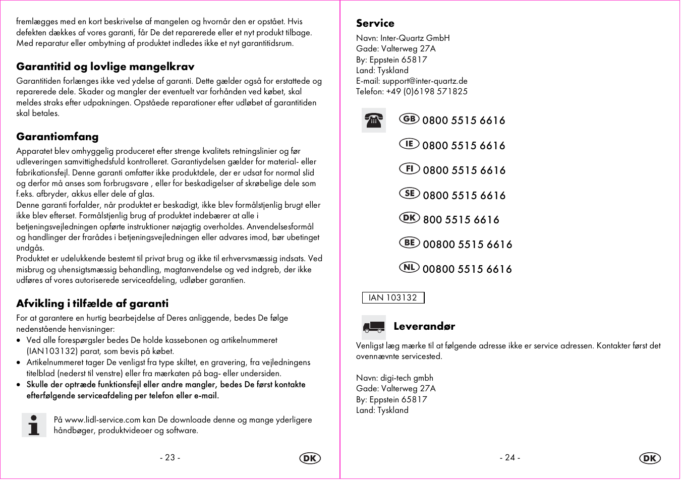Auriol 4-LD3865 User Manual | Page 13 / 24