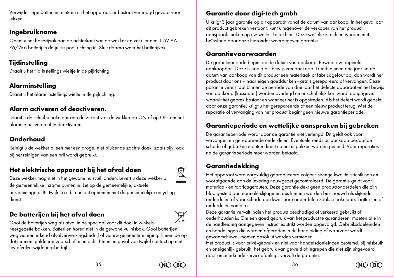 Auriol 4-LD3865 User Manual | Page 19 / 24