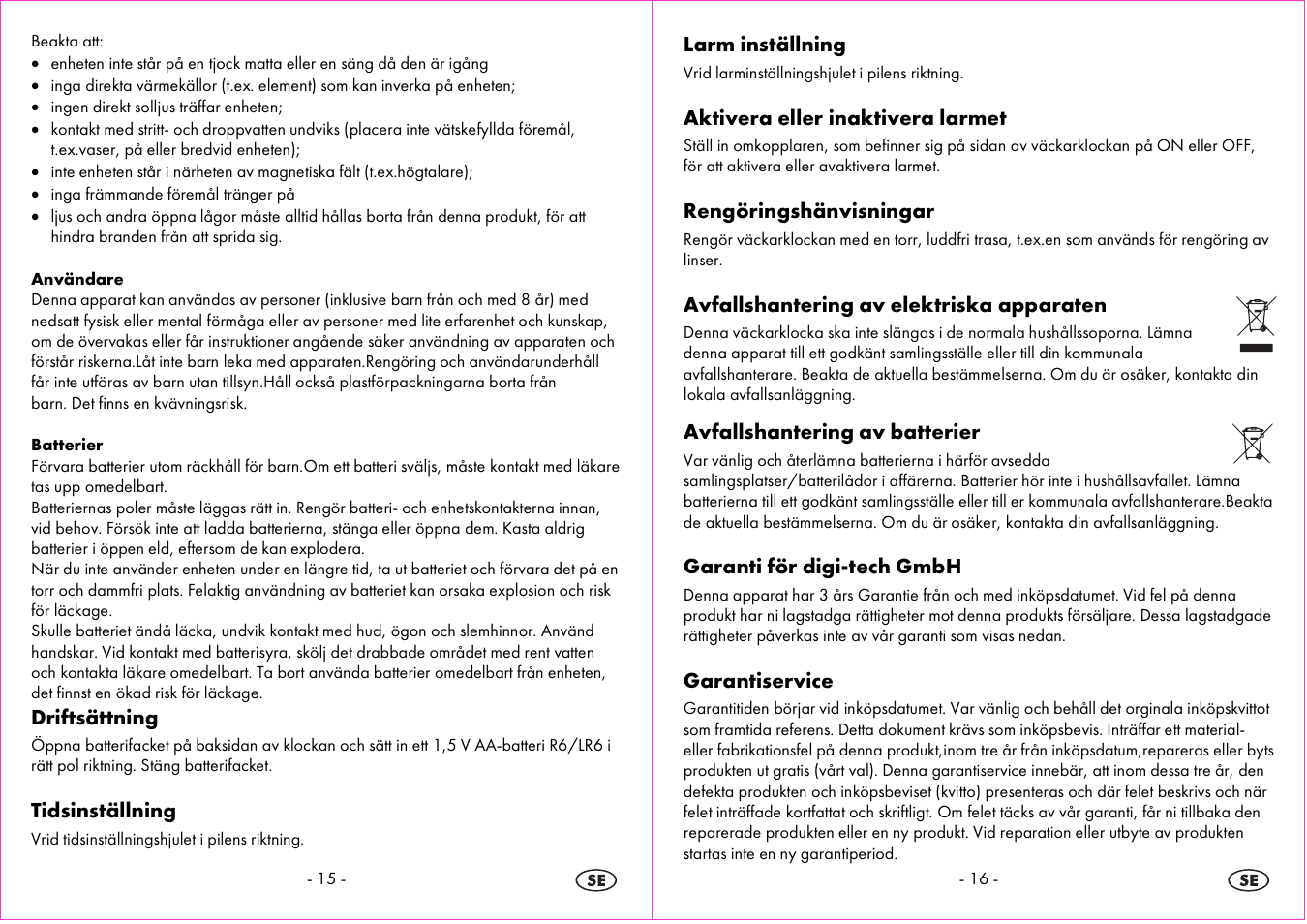 Auriol 4-LD3865 User Manual | Page 9 / 24