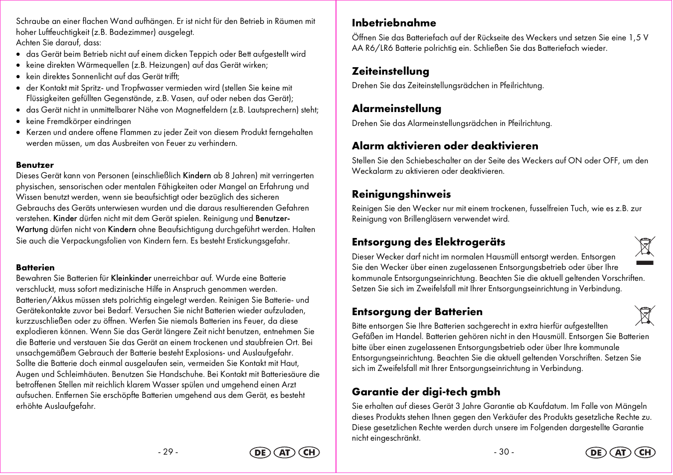 Auriol 4-LD3865 User Manual | Page 16 / 18